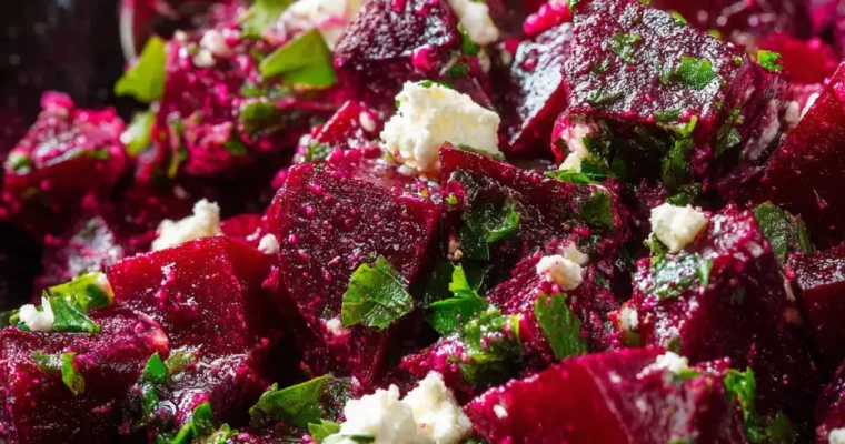 Rote-Bete-Feta-Salat – Frisch, Farbenfroh und Einfach Gemacht